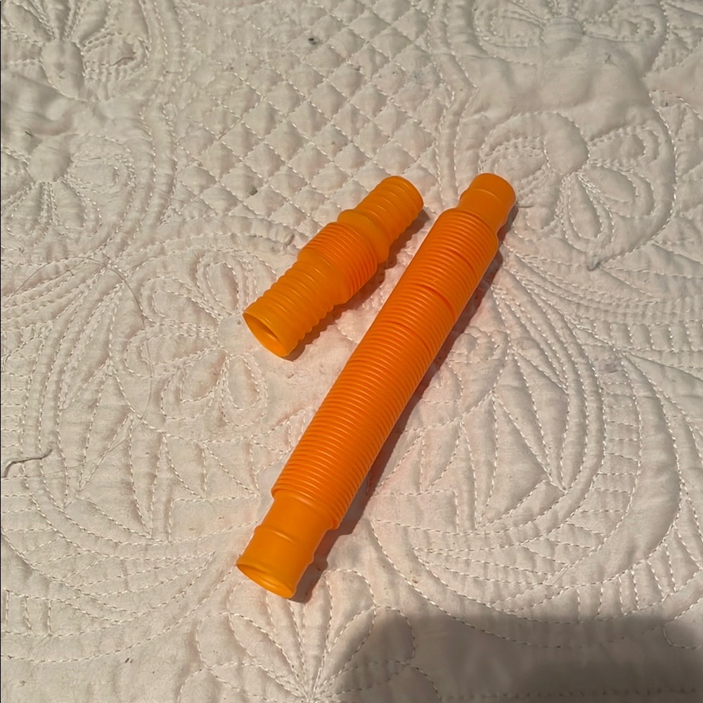 Bright Orange Sensory Tubes